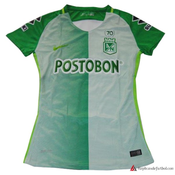 Camiseta Atlético Nacional Mujer Primera equipación 2017-2018